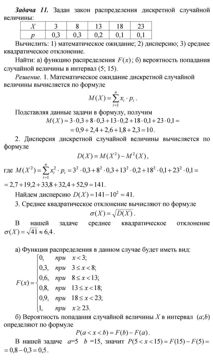 Дисперсия в примеры решения задач Дисперсия в примеры решения задач